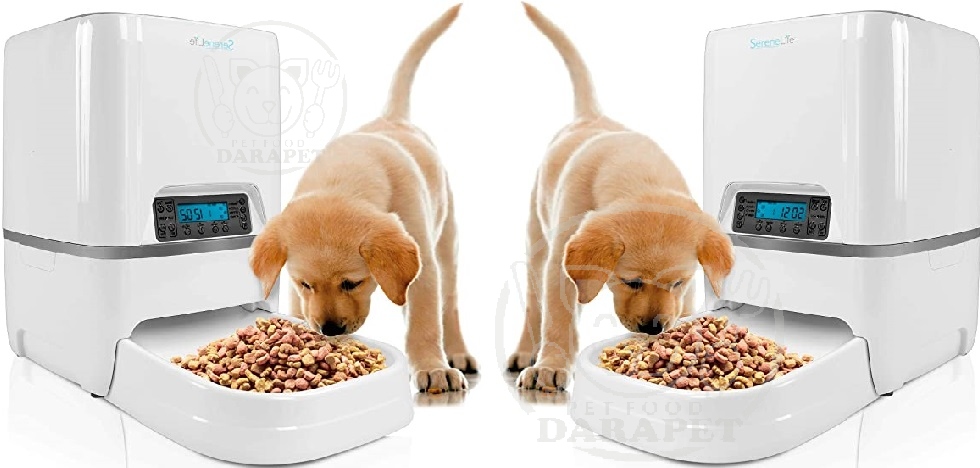 میزان استفاده غذا خشک توله سگ